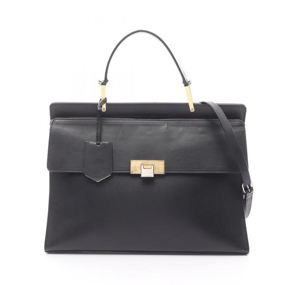 BALENCIAGA Black Leather Bag - Picture 1 of 10